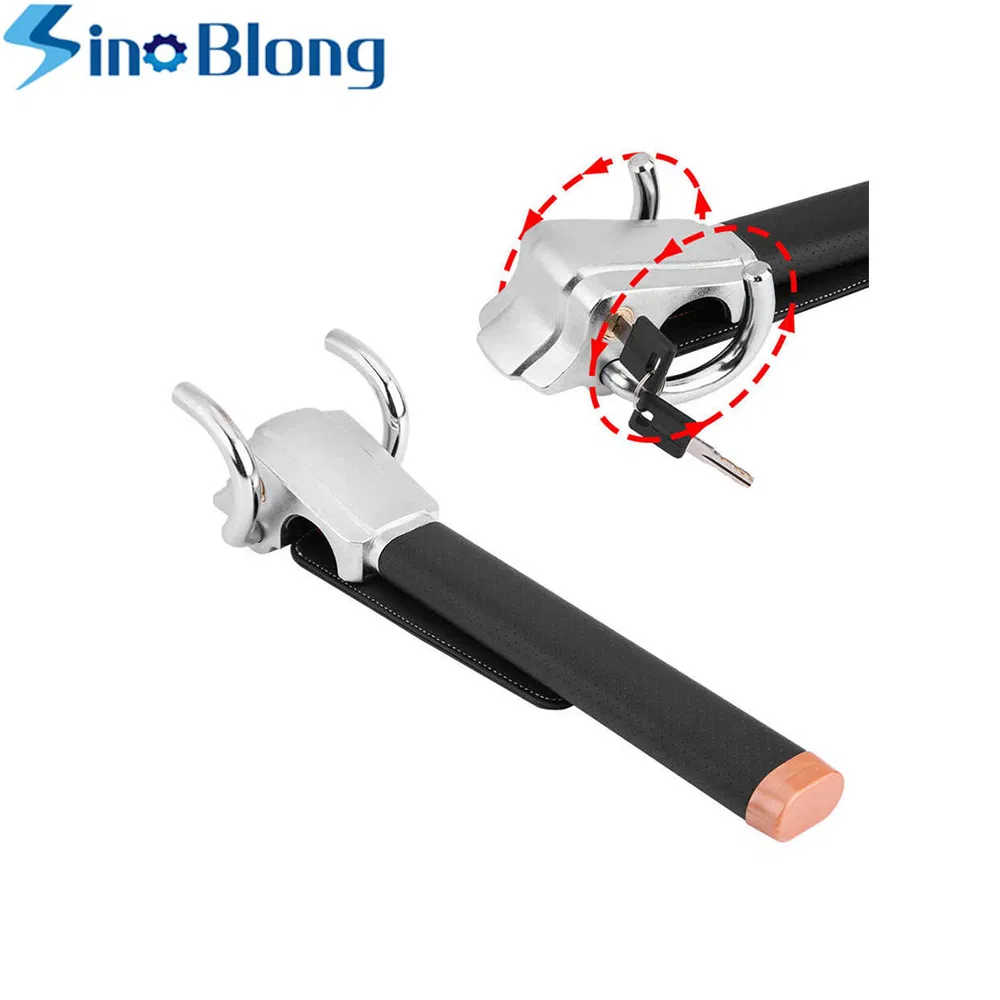 Anti Theft Protection T-Locks Foldable Automobile Wheel Steering Lock for Car Accessories