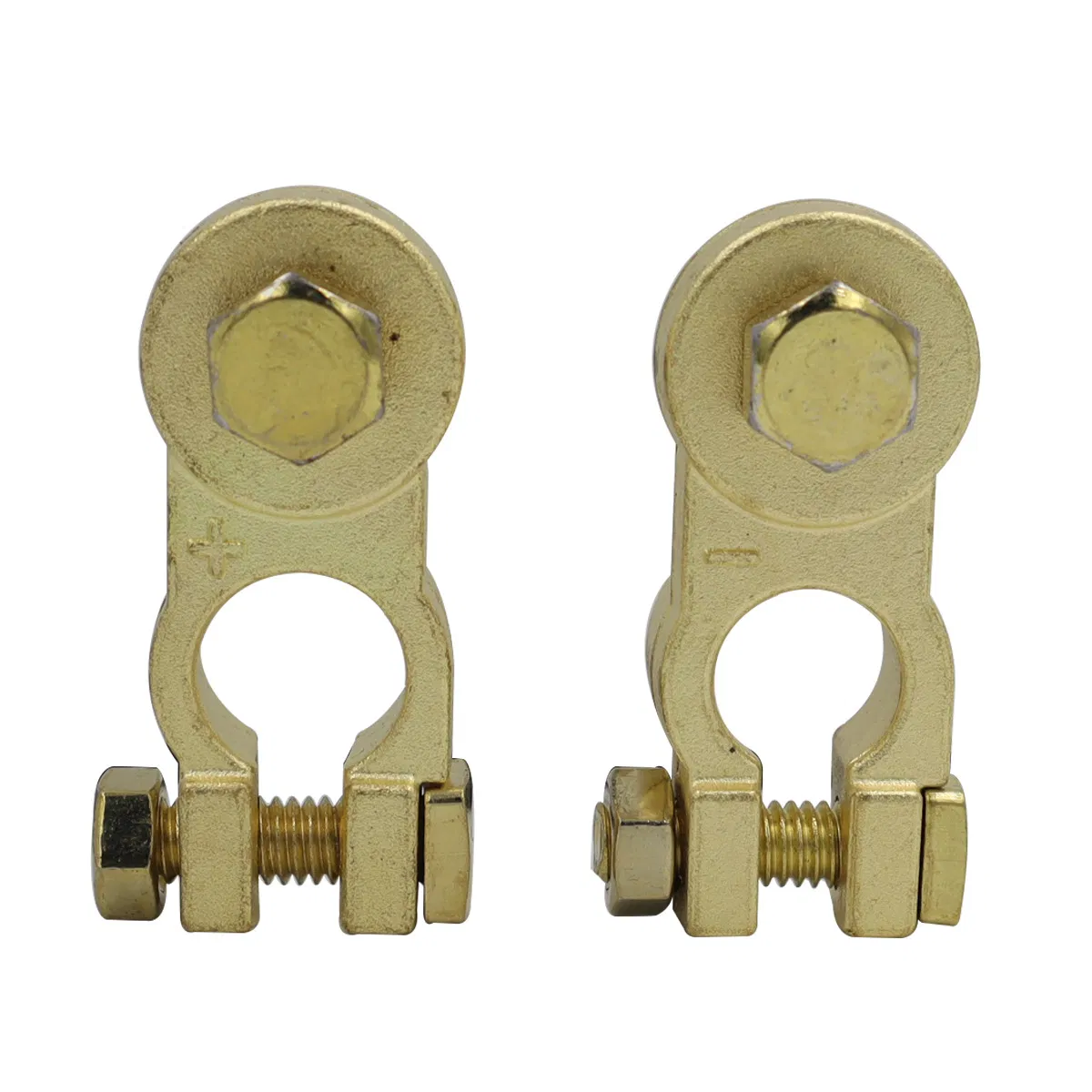 Heavy Duty Universal RoHS/Reach Vehicle Auto Parts/Car Accessories H62 Brass Electrical Metal Clip Battery Terminal Clamp for Electric Cable Storage Batteries