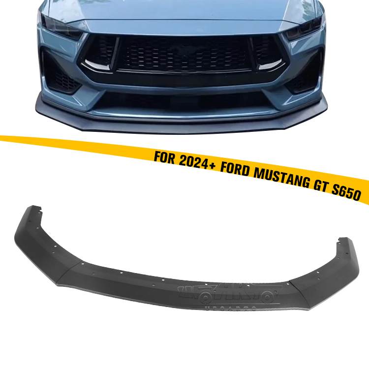 Exterior Accessories 3-Section Style 1 Front Lip for Ford Mustang Gt S650 Car 2024+