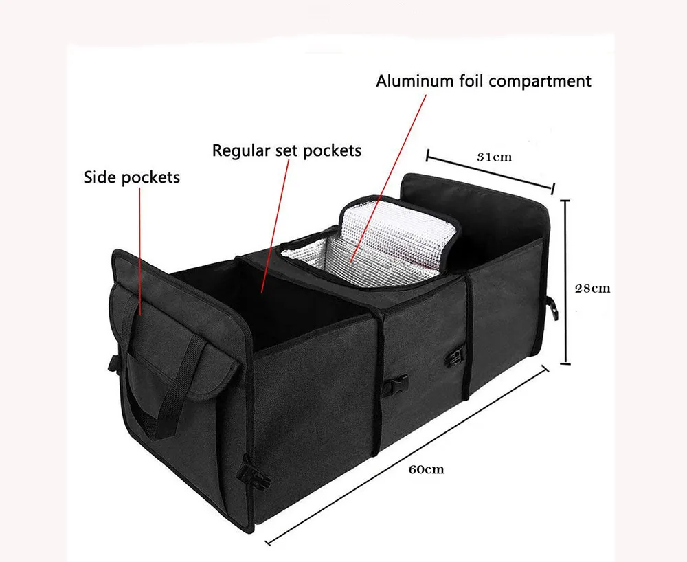 High Quality Car Interior Accessory Trunk Organizer with Cooler