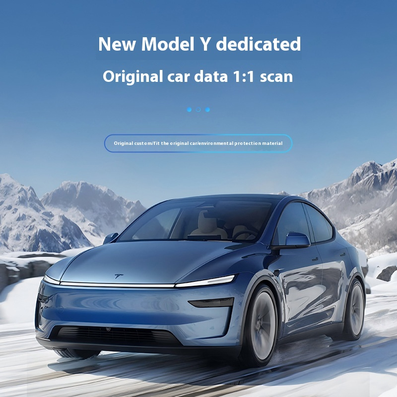 TPE Floor Mats &amp; Trunk Liners for T-Esla Model Y 2025 Juniper Full Car Protection Accessories