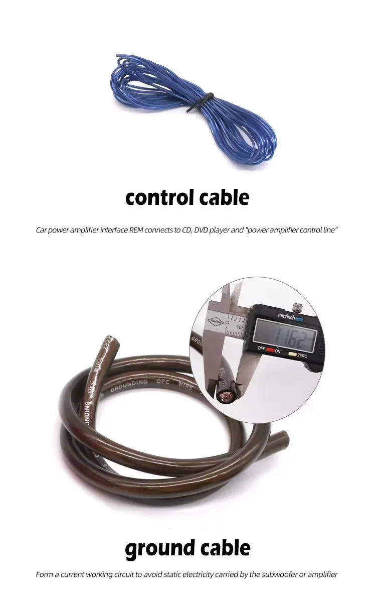 Audio Amplifier Installation Wiring Kit 2