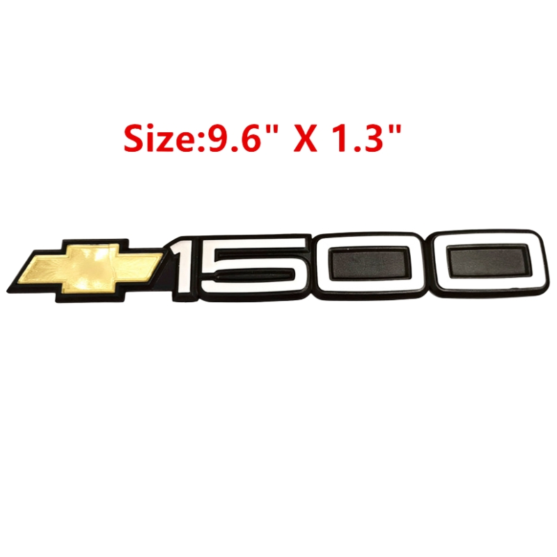 1500 Bowtie Door Moulding Emblems 1500 Badge Silverado Suburban Tahoe Fit for Car Accessories Car Parts Decoration Emblem