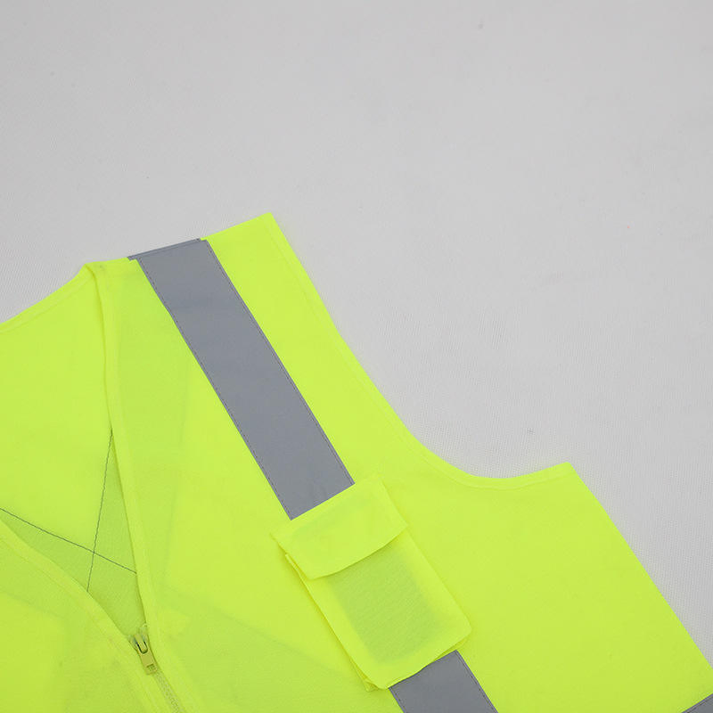 Wholesale Car Emergency Accessories Security Safety Vest Logo Print Outdoor Riding Reflective Safety Work Vest Clothing