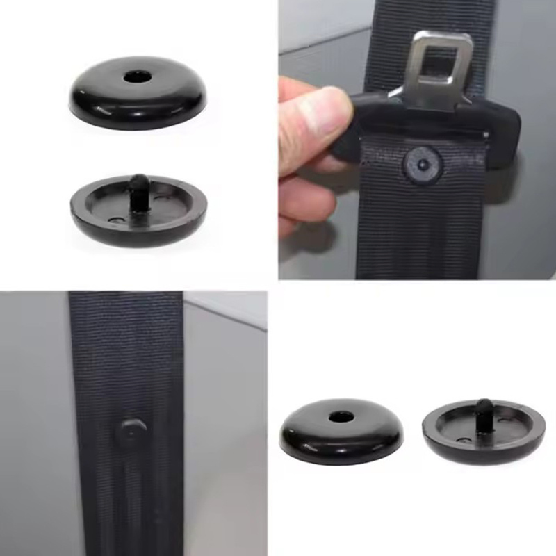 ODM Plastic Accessories Injection Molding Spacing Limit Buckle Clip Car Safety Belt Stop Button