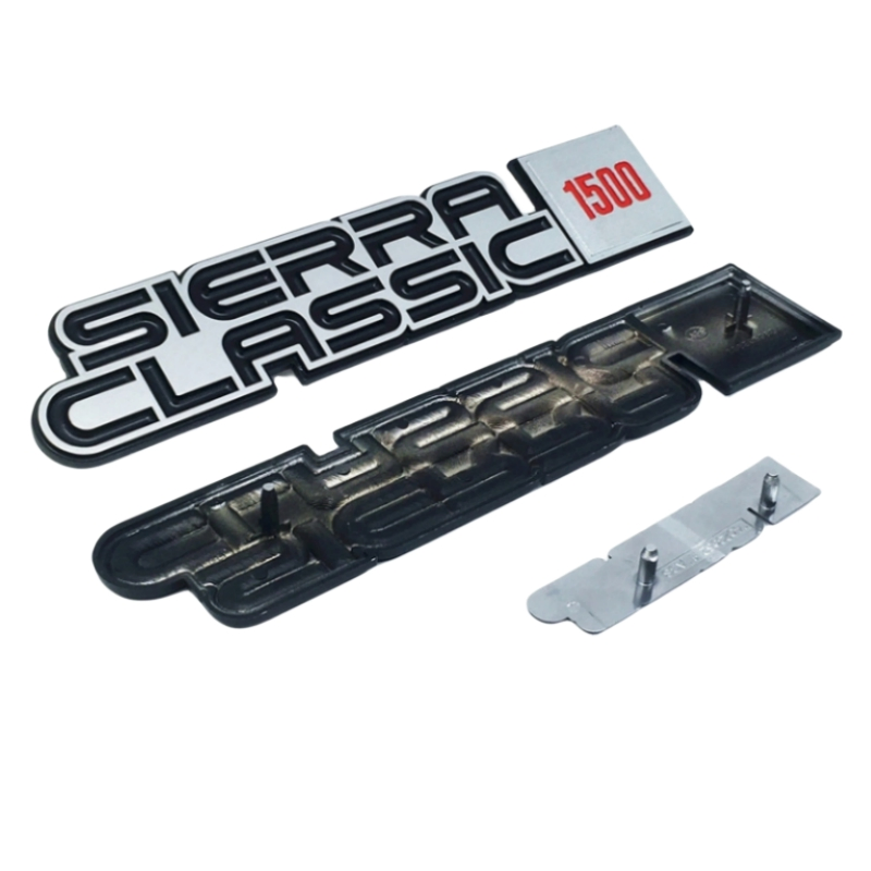 Fit for Sierra 1500HD 2500HD 3500HD Emblem Fender Badge Decal Sticker Logo Car Accessories Car Parts Decoration ABS Plastic