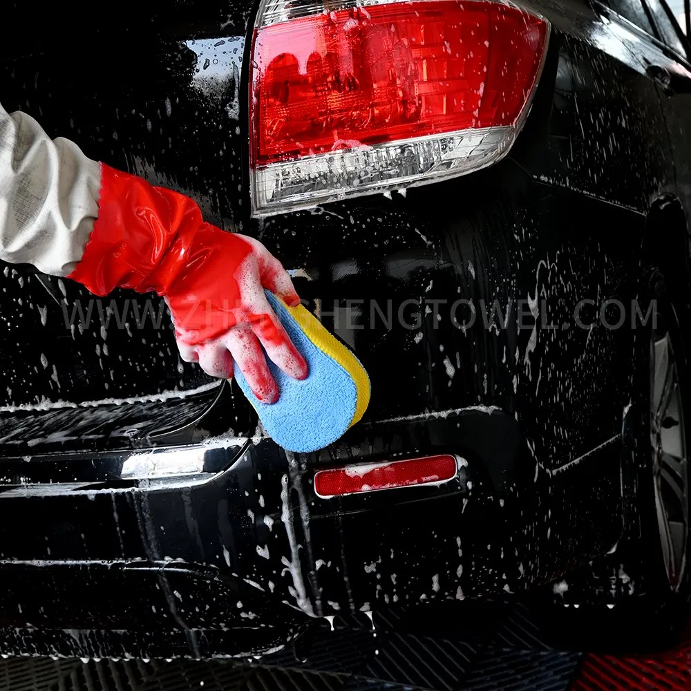 Vehicle Accessories, Electronics &amp; Tools Car Care &amp; Cleaning Sponge Microfiber Chenille Car Wash Sponge Non-Scratch Surface Cleaning Foam Pad
