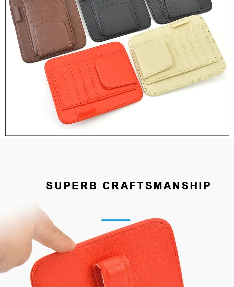 Sun Visor Organizer Colors