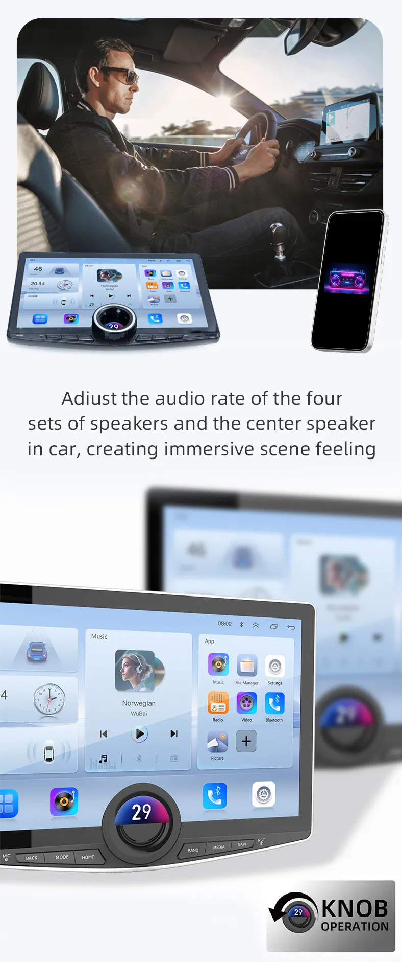Android Car Stereo Display 10