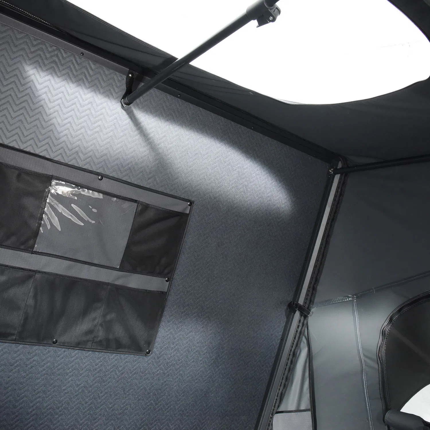 Travel Side Opening Hardshell Car Rooftop Tent for 4X4 Offroad Camping Includes Ladder Accessory