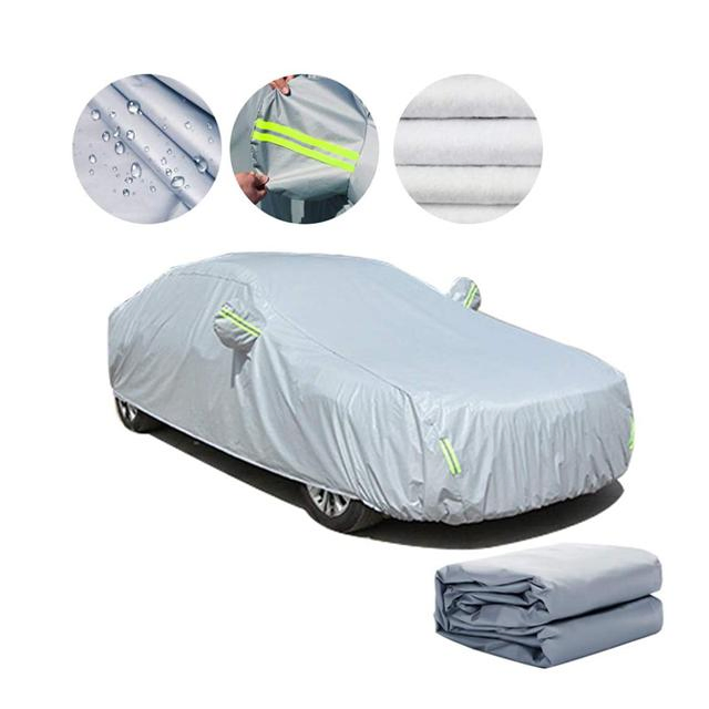 Car Accessories Universal Car Cover Waterproof Windproof Sunscreen