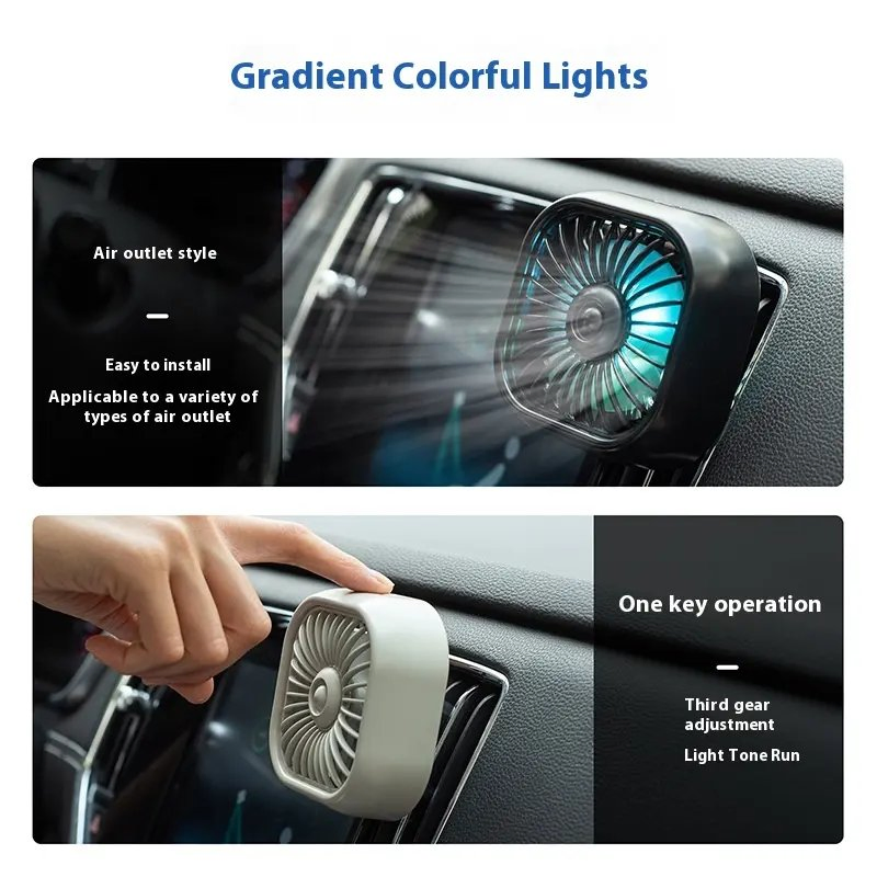 Car Air Freshener New Perfume Accessories Car Perfume Decoration Cool Fan