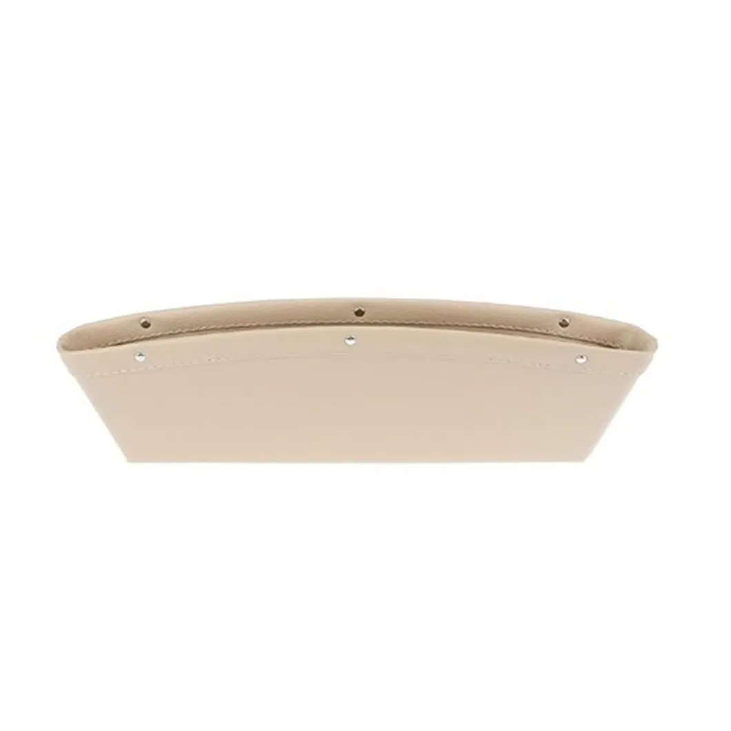 Car Seat Gap Filler Premium PU Full Leather Seat Console Organizer Car Pocket Organizer Car Interior Accessories Car Seat Side Organizer