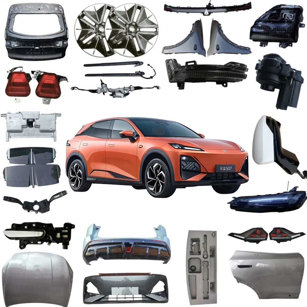 2023-2024 Changan Deepal S7 SL03 Car Key Accessories 4-Button Control Keyless Remote Shell Key Case Cover and Protection Shell