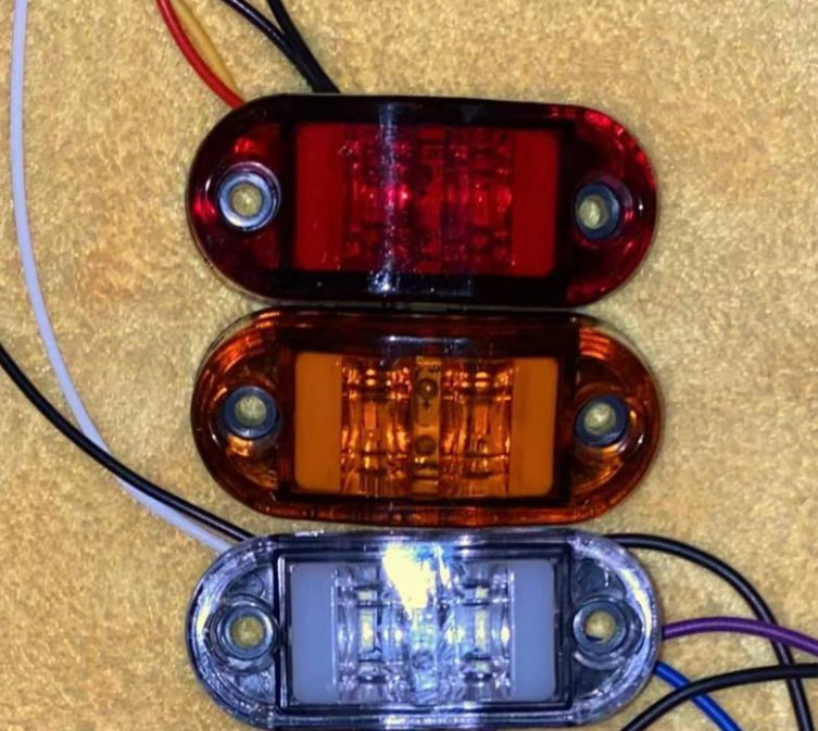 Top Seller Universal LED Side Marker Signal Lights Car Light Accessories Edge Lighting