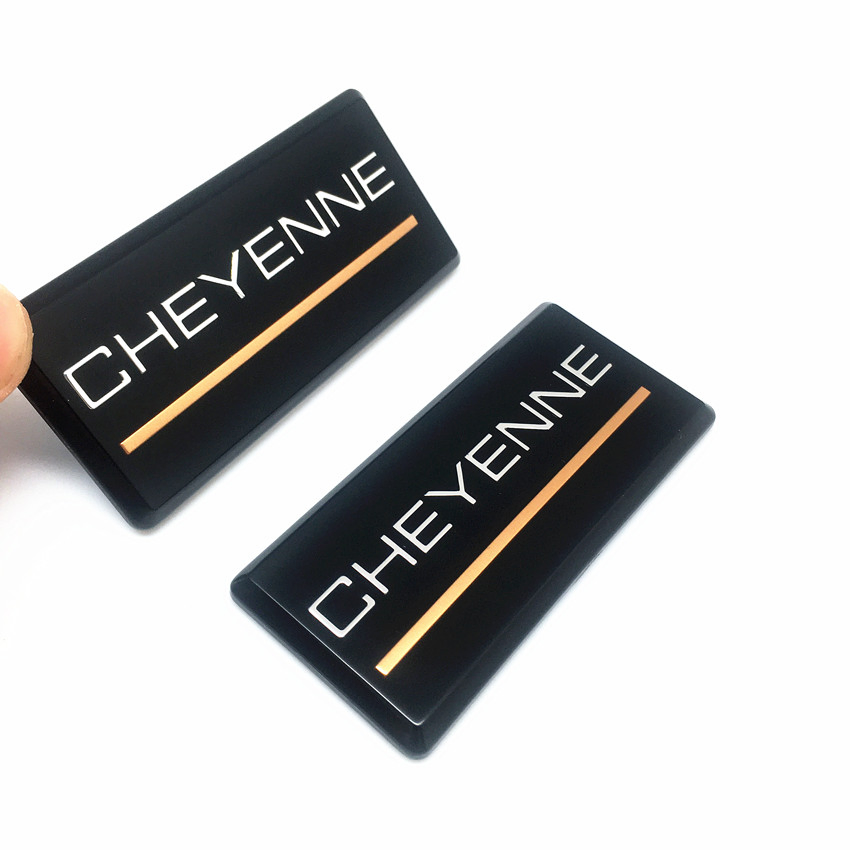 Cheyenne Fit for Silverado Camaro Emblem Fender Badge Decal Sticker Logo Car Accessories Car Parts Sierra Decoration