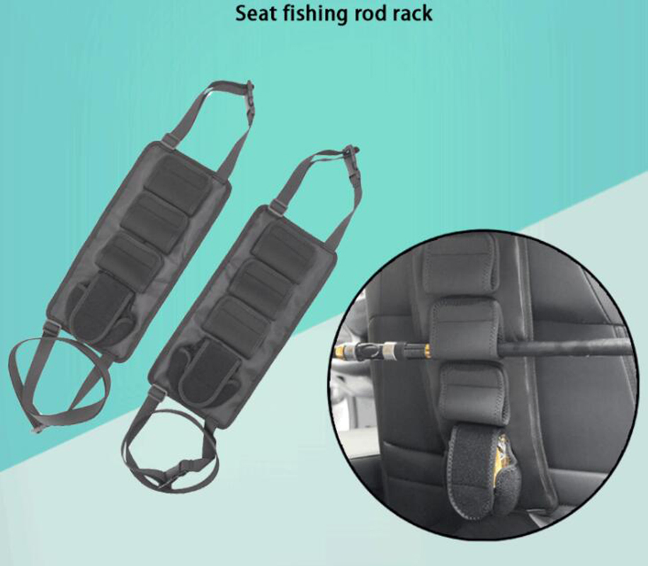 Car Backseat Fishing Rod Holder Organizer Storage Travel Accessories and Gear Bl15192