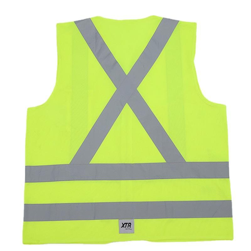 Wholesale Car Emergency Accessories Security Safety Vest Logo Print Outdoor Riding Reflective Safety Work Vest Clothing