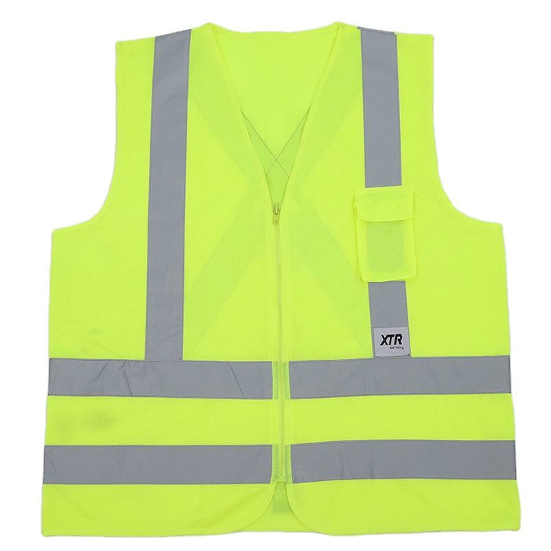 Wholesale Car Emergency Accessories Security Safety Vest Logo Print Outdoor Riding Reflective Safety Work Vest Clothing
