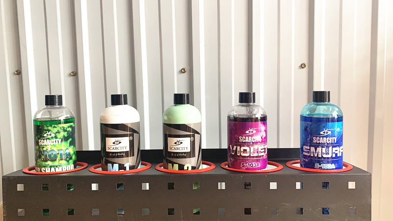 Spray Bottle Storage Rack Abrasive Material Hanging Rail Car Beauty Shop Accessory Display Auto Cleaning Detailing Tools Hanger