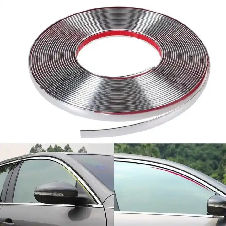 Bright Chrome Moulding Trim Car Body Door Protector Exterior Accessories