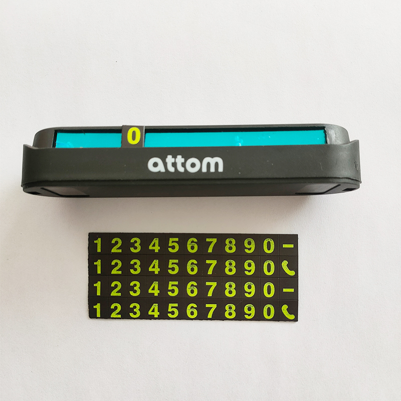 Hot Sale Temporary Parking Card Car Accessories Hidden Auto Phone Number