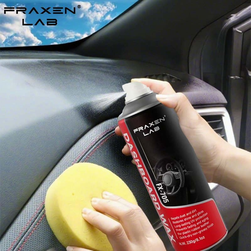 Long Lasting Dashboard Wax Car Interior Shine Spray Plastic Vinyl Restorer Anti Aging Protection Auto Accessories Care Wax