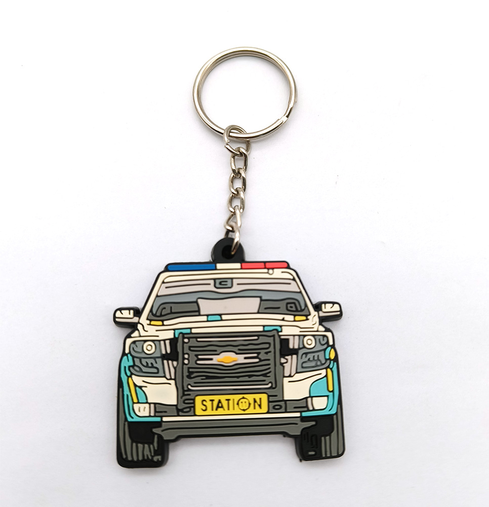 Wholesale Custom Logo 2D/ 3D Souvenir Silicon Key Ring Designer Car Decoration Accessories Soft Plastic PVC Rubber Keychain for Promotional Gifts