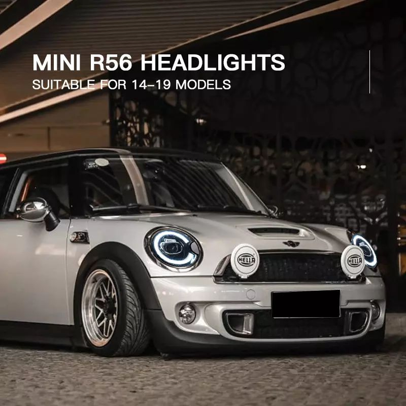 R56 Front Lamp LED Head Lights Assembly for BMW Mini 2014-2019 BMW Mini Cooper Headlight Auto Lighting Car Accessories