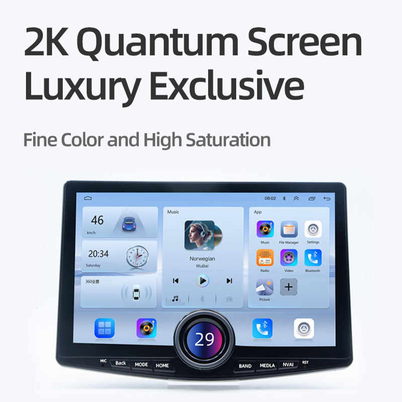 11.8 Inch 2K Android Car Auto Electronics Auto Android Accessories Car 2+32g 4+64G Radio Screen Car Auto Stereo Player