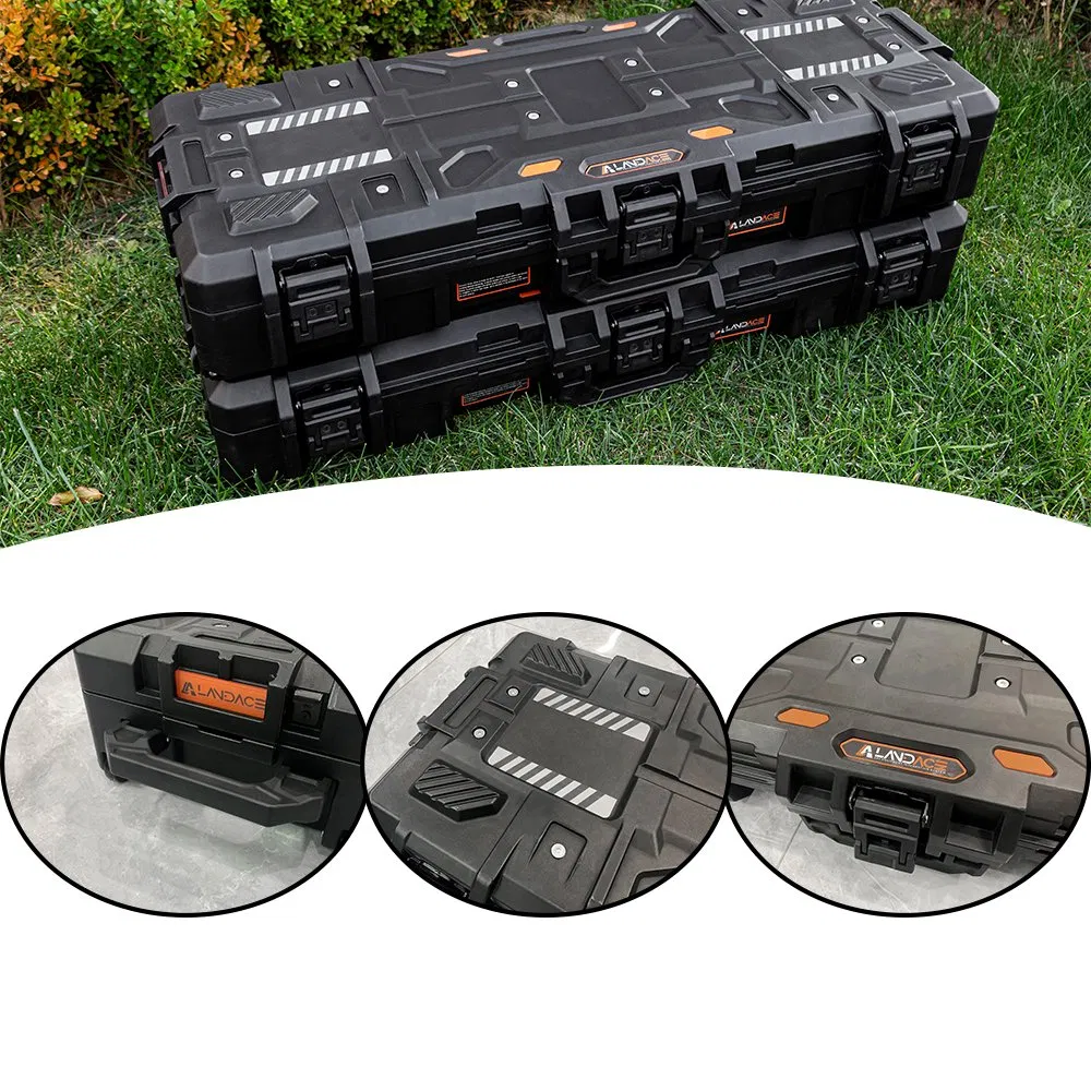 Camping Accessories Durable LLDPE Truck Utility Tool Box Organizers and Storage Pickup Heavy Duty Car Roof Rack Mounted Tool Box