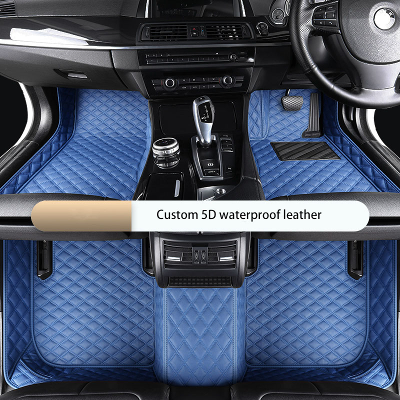 Anti Slip Interior Accessory Luxury Waterproof 3D Specific Car Model Custom Fit Leather Front Back Car Floor Mat for Auto Toyota Camry