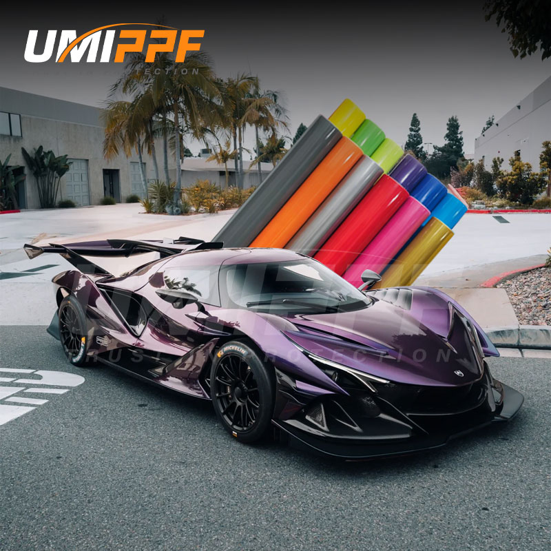 Wholesale Car Accessory Anti-Fading Car Pet Film Full Car Wrapping Vinyl Film