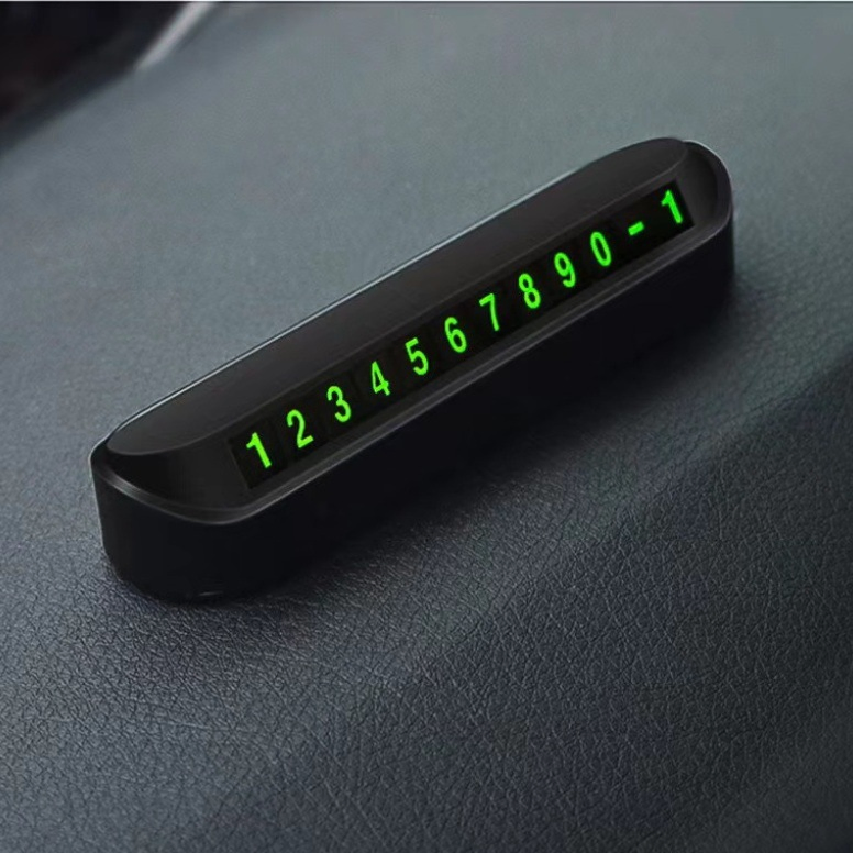 Car Phone Number Card Temporary Parking Card Plate Telephone Number Car Park Stop Automobile Accessories