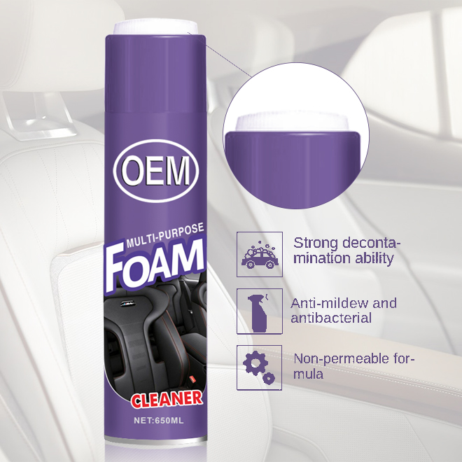 Factory Price Car Care Accessories Multi Purpose Car Interior Cleaning Spray Foam Cleaner