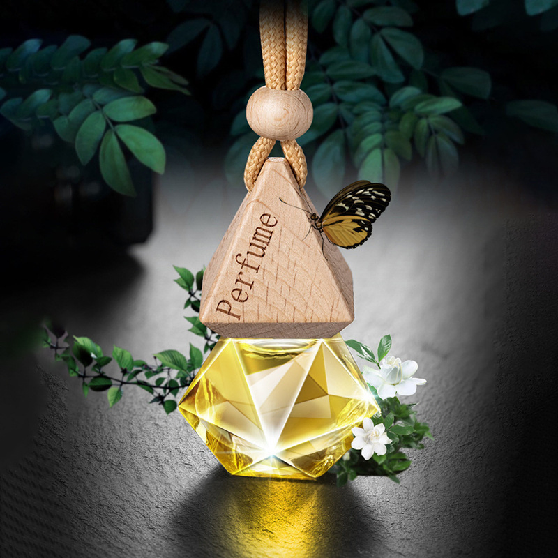 Hanging Car Air Freshener 10ml Pack of 1 Luxury Organic Toxin-Free Alcohol-Free Pet Friendly Perfume Interior Accessory for Fresh Aroma Long Lasting Fragrance