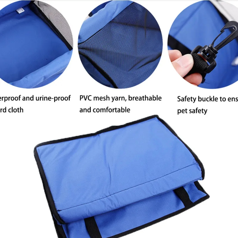 Pet Dog Carrier Car Seat Pad Safe Carry House Cat Puppy Bag Car Travel Accessories Waterproof Dog Seat Bag Basket Pet Products