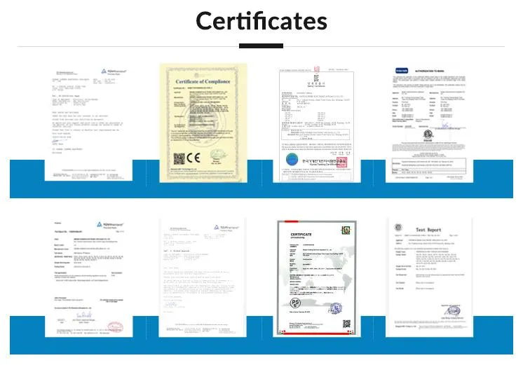 Certificates