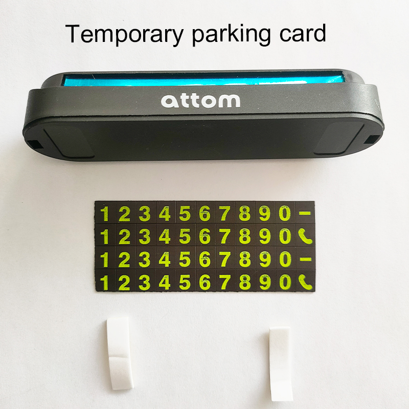 Hot Sale Temporary Parking Card Car Accessories Hidden Auto Phone Number