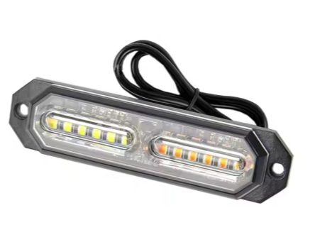 Amber White LED Strobe Emergency Warning Lights High-Intensity Flashing Hazard Warning Light Trucks Car Light Accessories