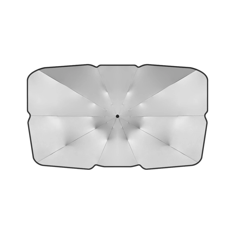 Car Interior Accessories Front Windshield Parking Sunshade, Silver UV Sun Visor Car Shade Umbrella