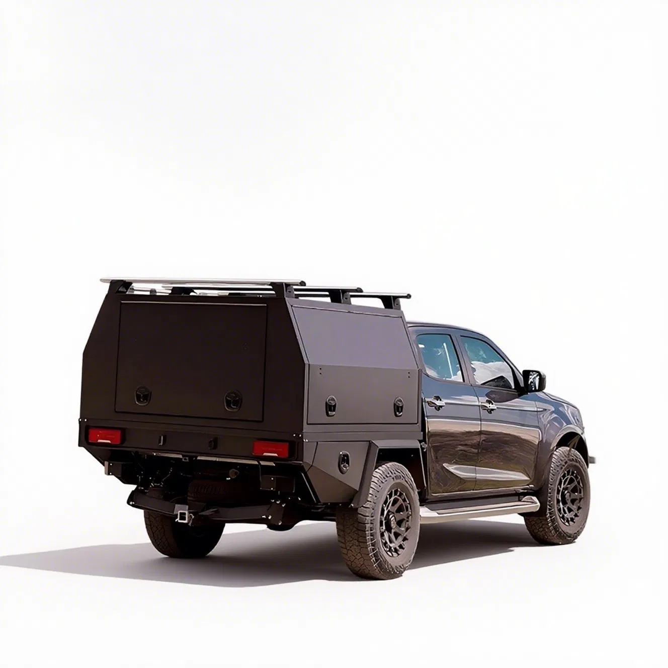 Car Accessories Aluminum Pickup Storage Ute and Tray Canopy with Dog Box