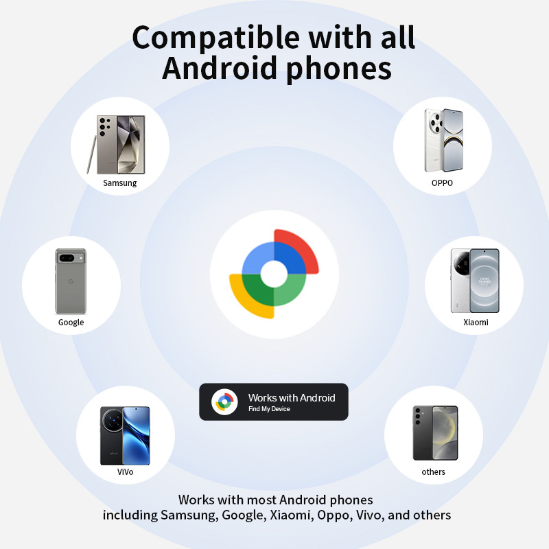 Pet Smart GPS Tracker Mini Anti-Lost Waterproof Bluetooth Locator Tracer for Pet Dog Cat Kids Car Wallet Key Collar Accessories