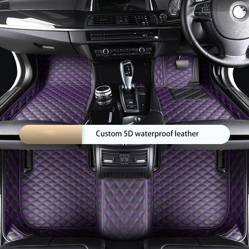 Anti Slip Interior Accessory Luxury Waterproof 3D Specific Car Model Custom Fit Leather Front Back Car Floor Mat for Auto Toyota Camry