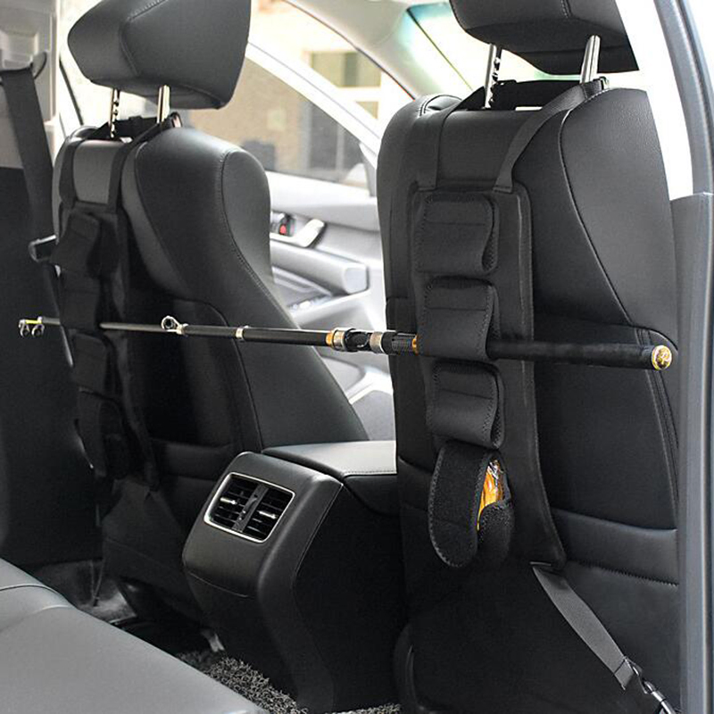Car Backseat Fishing Rod Holder Organizer Storage Travel Accessories and Gear Bl15192