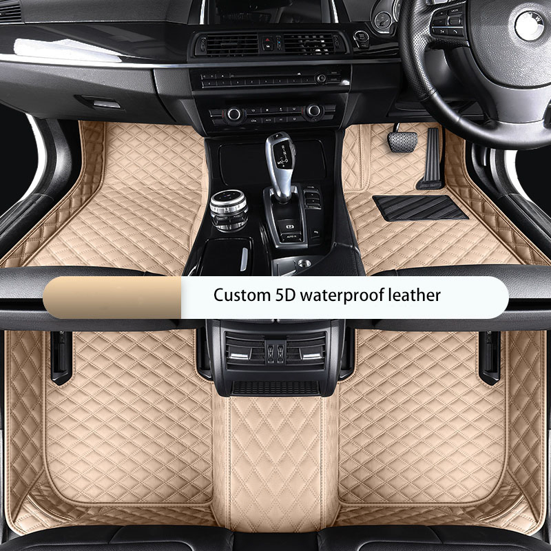 Anti Slip Interior Accessory Luxury Waterproof 3D Specific Car Model Custom Fit Leather Front Back Car Floor Mat for Auto Toyota Camry