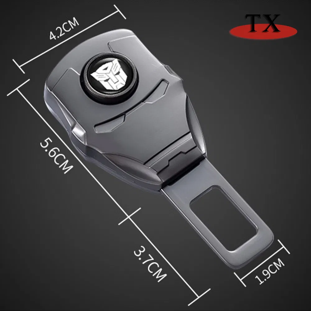 Universal Custom Logo Shape Auto Accessories Lengthen Car Safety Seat Belt Buckle