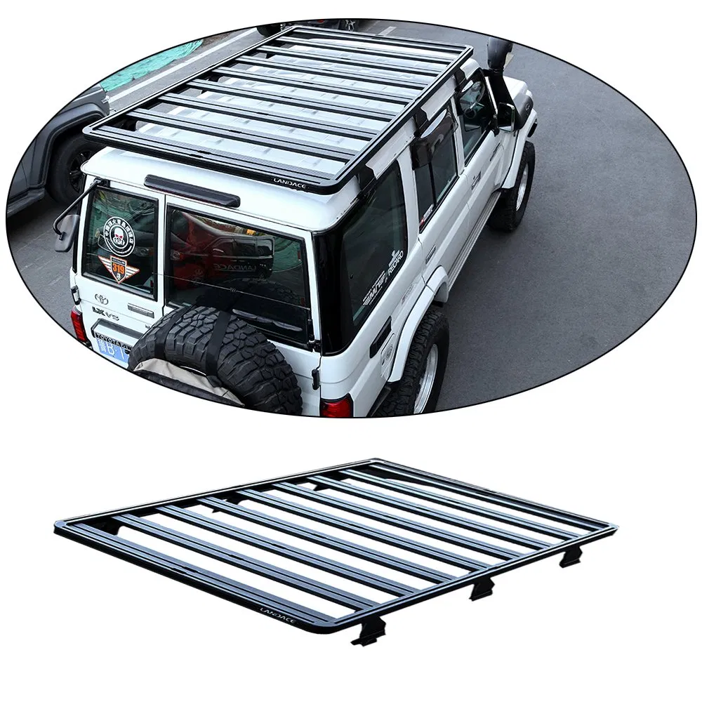 4X4 Vehicle Exterior Accessories Roof Rack Storage Box Car Roof Racks for LC 76