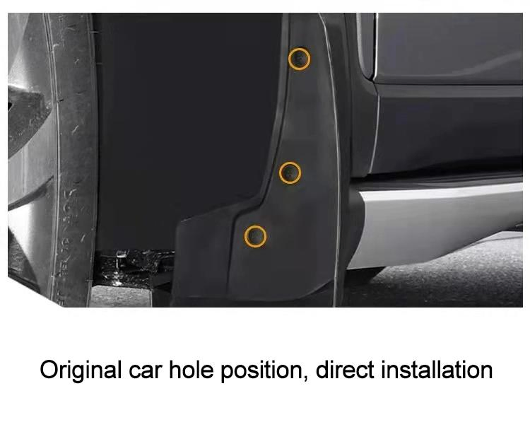 Car Exterior Accessories Mud Guard Mudguard Plastic Mud Flaps