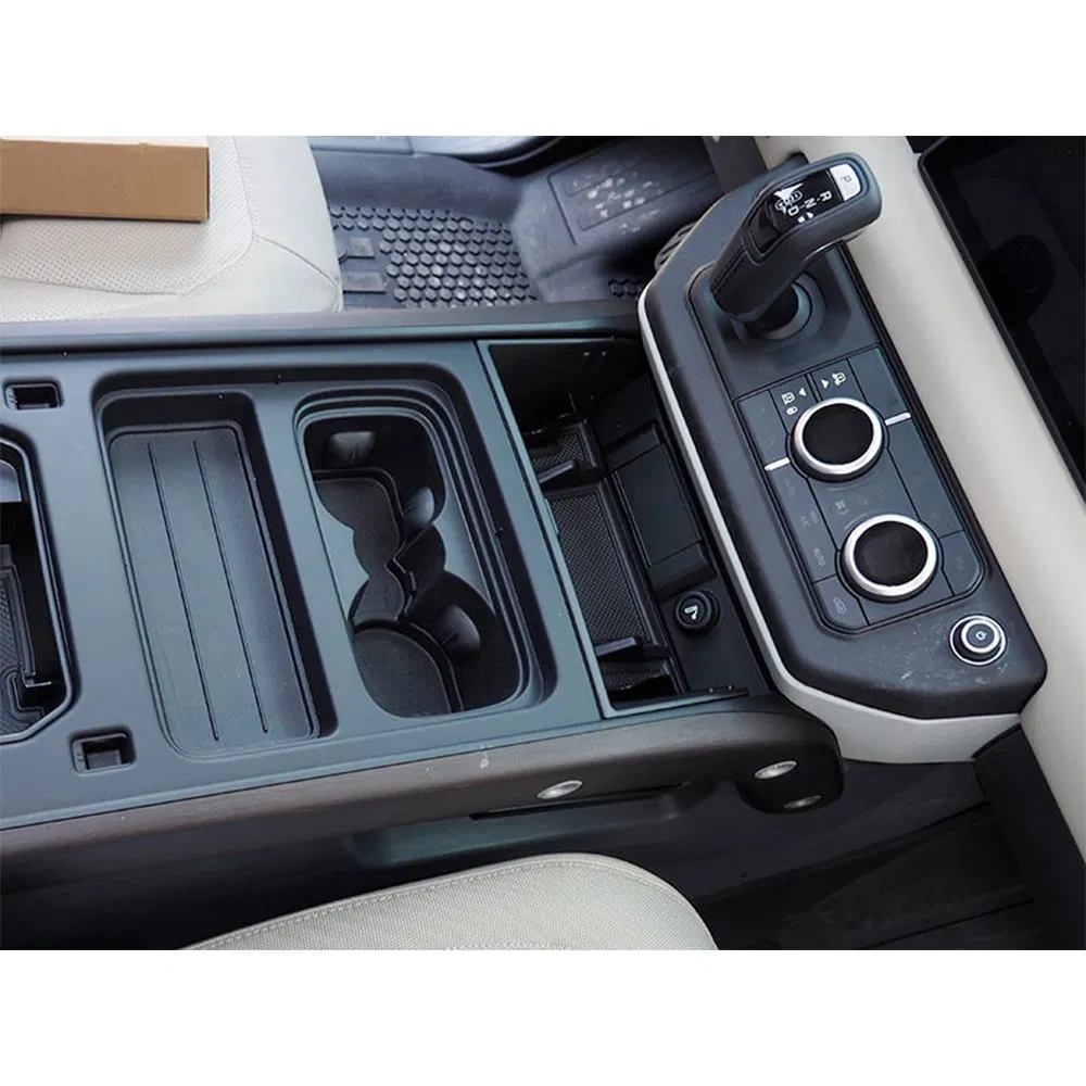 Wholesale TPE Car Cup Holder Mats for Land Rover Defender 2020-2022 90/110 Interior Accessories Car Auto Body Kit